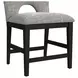 Salem Gray Upholstered Counter Height Side Chair Set of 2