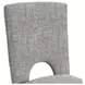 Salem Gray Upholstered Dining Side Chair Set of 2