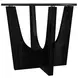 Salem Black 52" Round Glass Top Counter Height Table