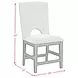 Salem Gray Upholstered Counter Height Side Chair Set of 2