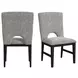 Salem Gray Upholstered Dining Side Chair Set of 2