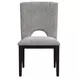 Salem Gray Upholstered Dining Side Chair Set of 2