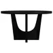Salem Black 52" Round Dining Table