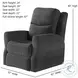 Fame Bahari Charcoal Rocker Recliner
