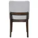 Kody Stone Gray Upholstered Dining Chair Set of 2