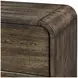 Rex Walnut 1 Drawer Open Nightstand