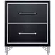 Ava Ebony 2 Drawer Nightstand