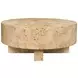 Oslo Matte Burl Wood Coffee Table With Thick Top