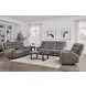 Lawmere Sydney Brunette 86" Zero Gravity Triple Power Reclining Sofa with USB Charging