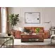 Mosaic Rich Golden Brown Rectangular Mulholland Round End Table