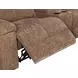 Bronco Plush Tobacco 6 Piece Modular Zero Gravity Power Reclining Sectional with Power Adjustable Headrest and USB Charging