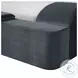 Quebec Grey Queen Upholstered Panel Bed
