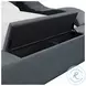 Quebec Grey Queen Upholstered Panel Bed