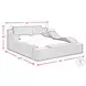 Quebec Grey Queen Upholstered Panel Bed