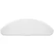 Elowen Vale Turkish Coffee and White Demilune Marble Top Sofa Table