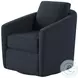 Daisey Brady Navy Swivel Glider