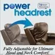 Arezzo Chocolate Zero Gravity Power Reclining 62" Loveseat with Power Headrest