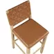 Reid Sand Vegan Leather Upholstered Bar Chair Set of 2