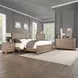 Montana Brown Queen Low Profile Panel Bed
