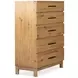 Brookstone Rustic Caramel Panel Bedroom Set