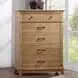 Sunstone Honey Brown 5 Drawer Chest