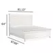 Whisperbay Sea Pearl and Driftwood King Classic Panel Bed