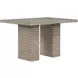 Lily Brown Extendable Counter Height Dining Table