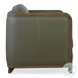 Brindle Hollow Verona Forest Leather Accent Chair
