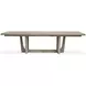 Braelyn Dorian Gray 114" Extendable Rectangular Dining Table