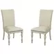 Weatherford Cornsilk Upholstered Tasman Dining Chair Set of 2
