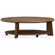 Tanner Tawny Brown Oval Cocktail Table