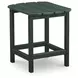 Sundown Treasure Green Outdoor Rectangular End Table