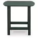 Sundown Treasure Green Outdoor Rectangular End Table
