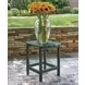 Sundown Treasure Green Outdoor Rectangular End Table