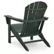 Sundown Treasure Green Outdoor Adirondack Chair