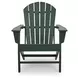 Sundown Treasure Green Outdoor Adirondack Chair