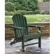 Sundown Treasure Green Outdoor Adirondack Chair