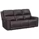 Eldridge Steamboat Brown Leather 86" Zero Gravity Power Reclining Sofa with USB Charging