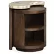 Mcpherson Burnt Umber Free Form Marble Top Nesting End Table