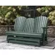 Hyland Wave Green 67" Outdoor Glider Loveseat
