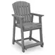 Ross Cove Dark Gray 42" Square Outdoor Counter Height Dining Room Set