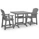 Ross Cove Dark Gray 42" Square Outdoor Counter Height Dining Table