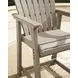 Sandy Dune Medium Brown Outdoor Bar Stool Set of 2