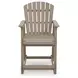 Sandy Dune Medium Brown 72" Rectangular Outdoor Counter Height Dining Room Set