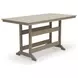 Sandy Dune Medium Brown 72" Rectangular Outdoor Counter Height Dining Room Set