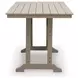 Sandy Dune Medium Brown 72" Rectangular Outdoor Counter Height Dining Room Set