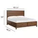 Ridgefield Russet Queen Storage Panel Bed