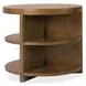 Melange Rich Golden Brown Occasional Table Set