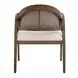 Accents White Upholstered Dexter Accent Chair