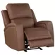 Aria Brown Havana Leather Zero Gravity Triple Power Reclining Living Room Set